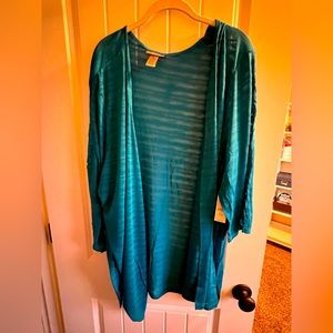 Catherine’s 5x striped cardigan